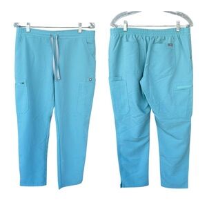FIGS Women’s Scrub Pants - Size Medium Petite - Light Blue